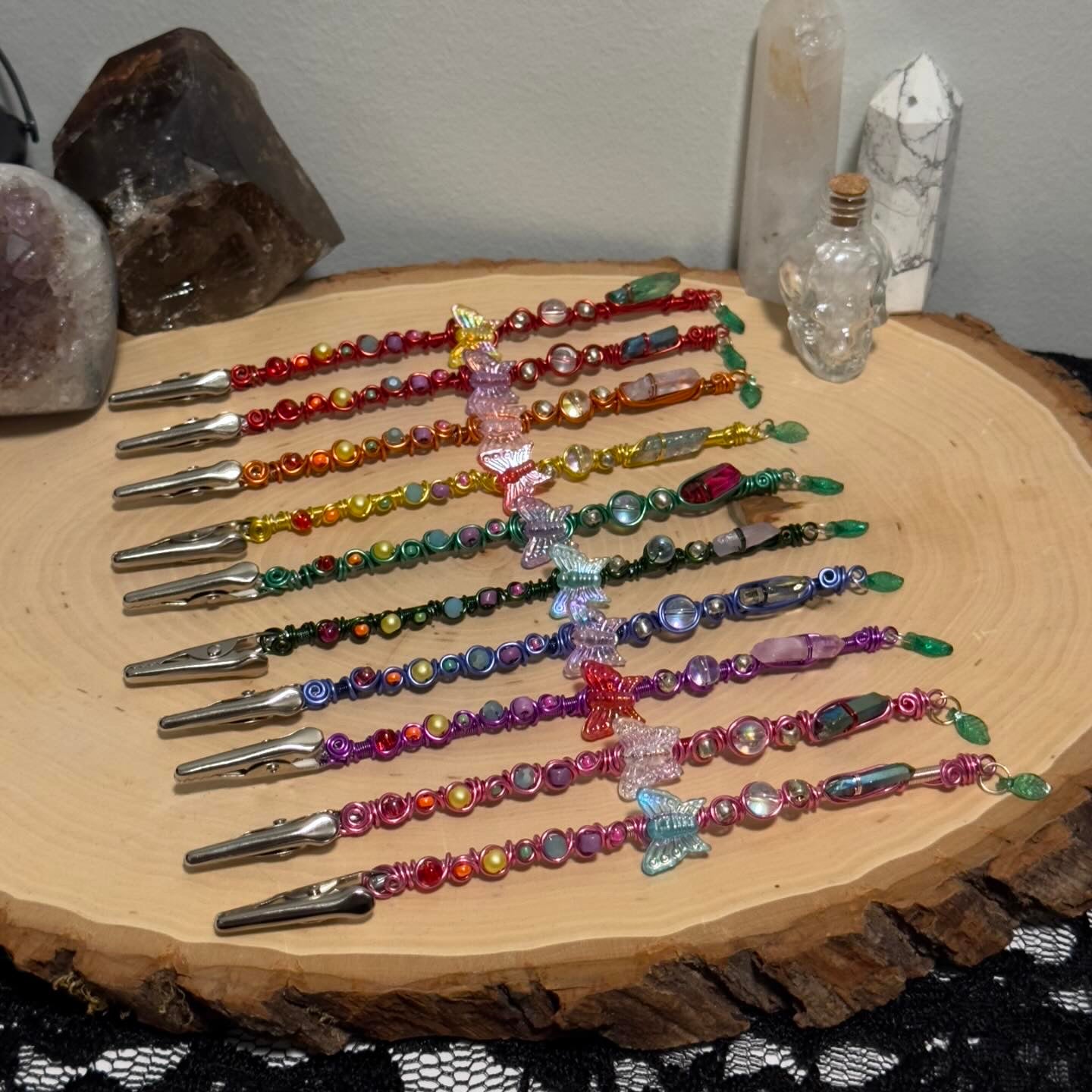 Charmed Crystal Smoke Clips
