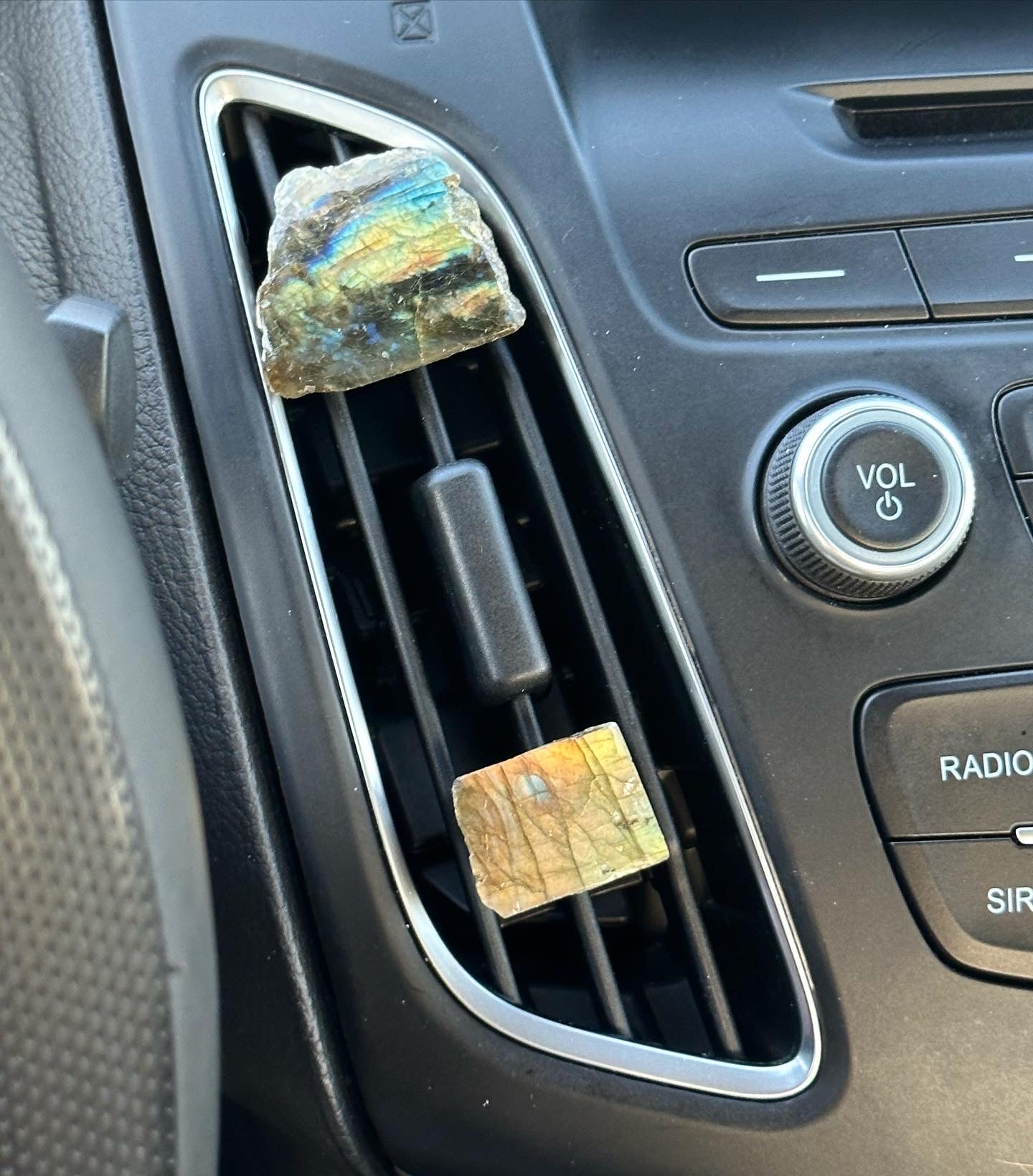 Labradorite Slab Car Vent Clips