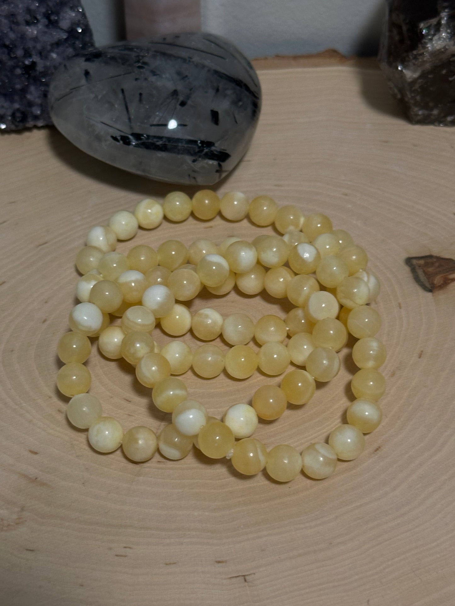 Honey Calcite Bracelets
