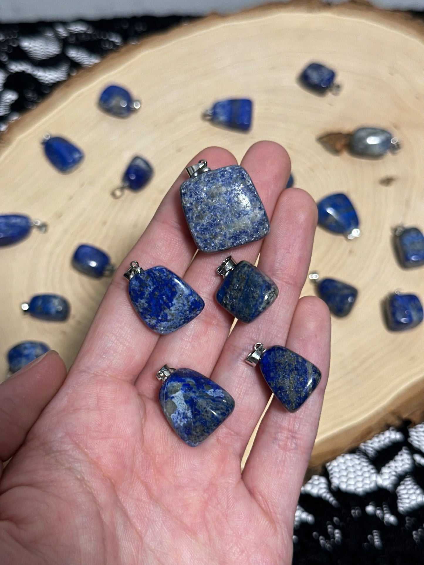 Lapis Lazuli Tumble Pendant