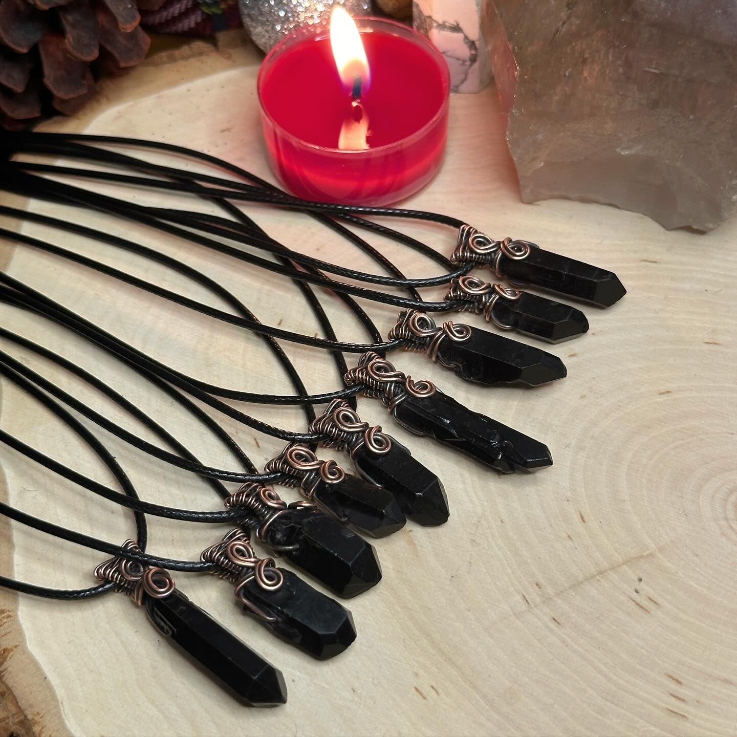Black Aura Quartz Necklace(s)