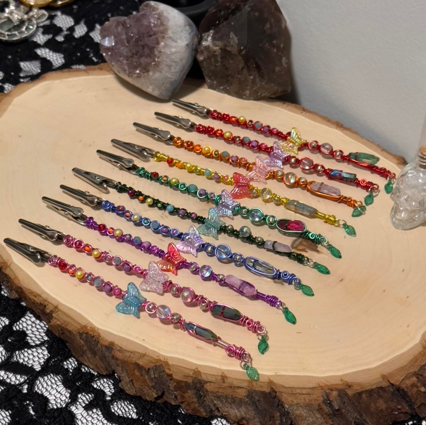 Charmed Crystal Smoke Clips