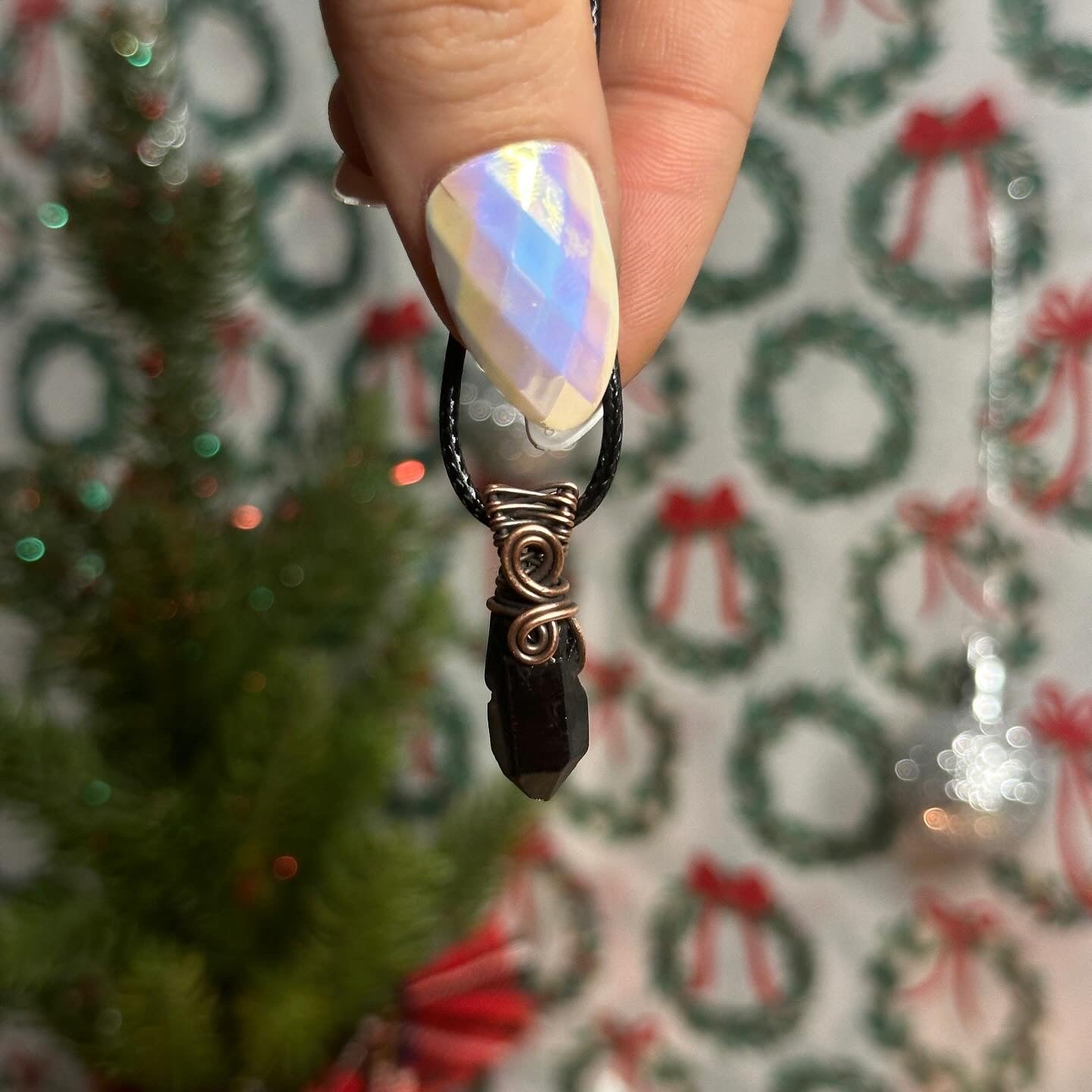 Black Aura Quartz Necklace(s)