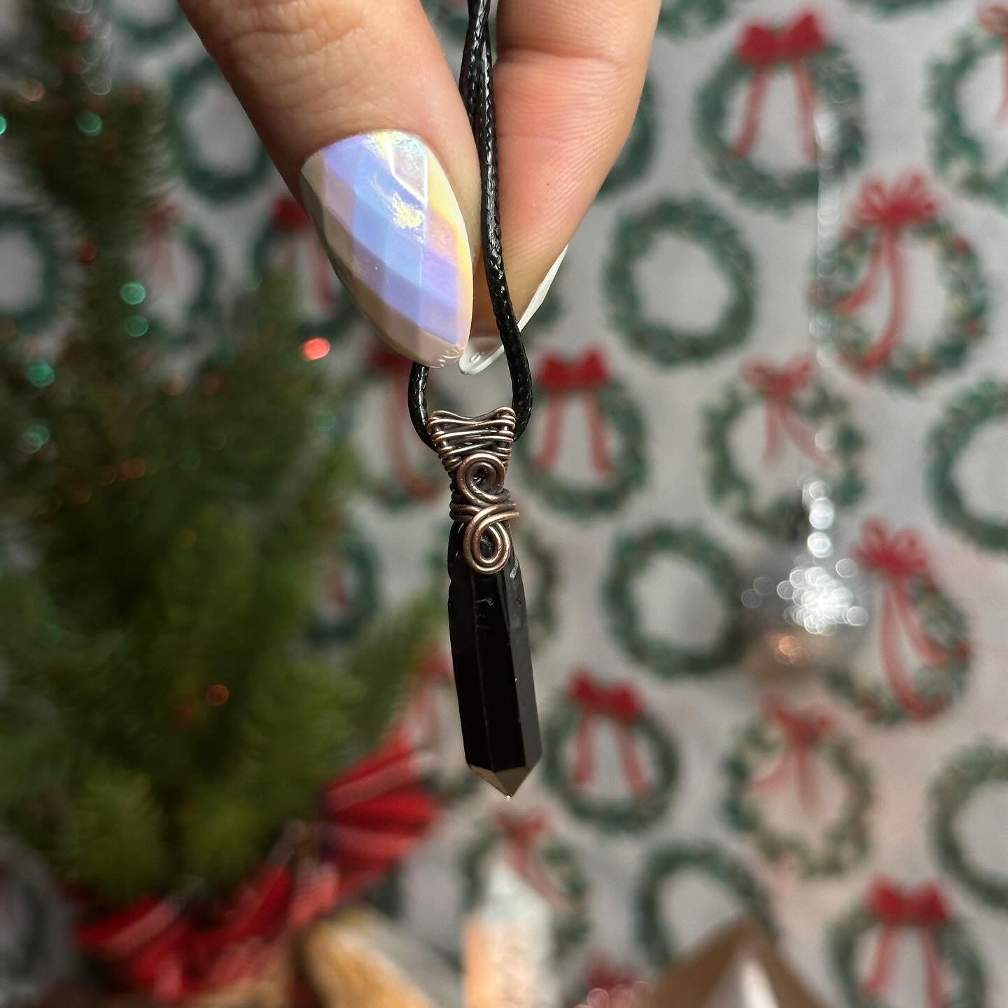Black Aura Quartz Necklace(s)