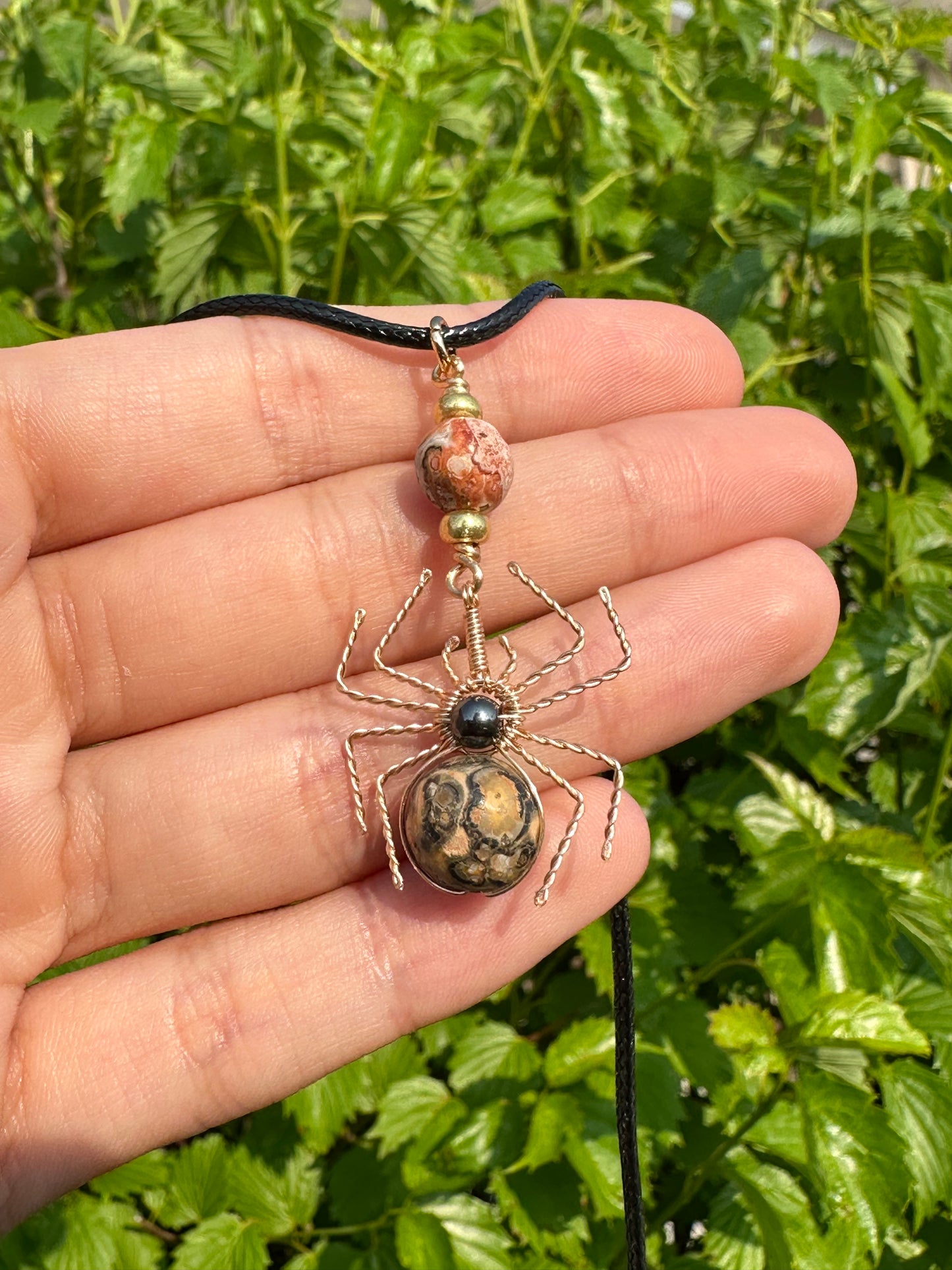 Crystal Spider Necklaces (Gold)