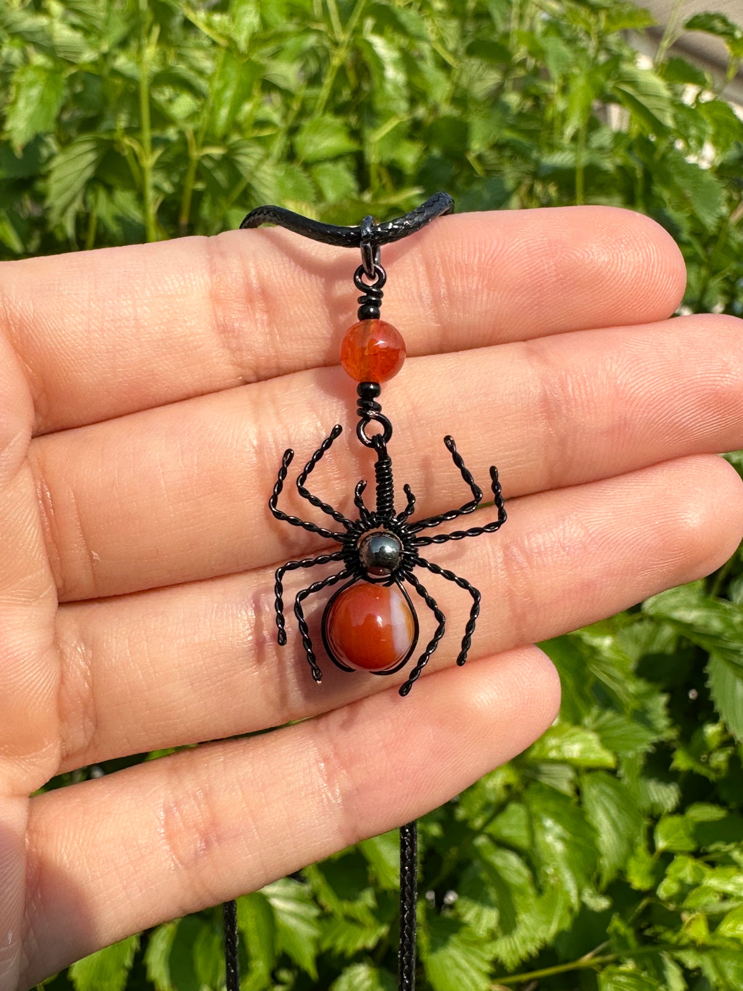 Crystal Spider Necklaces (Black)