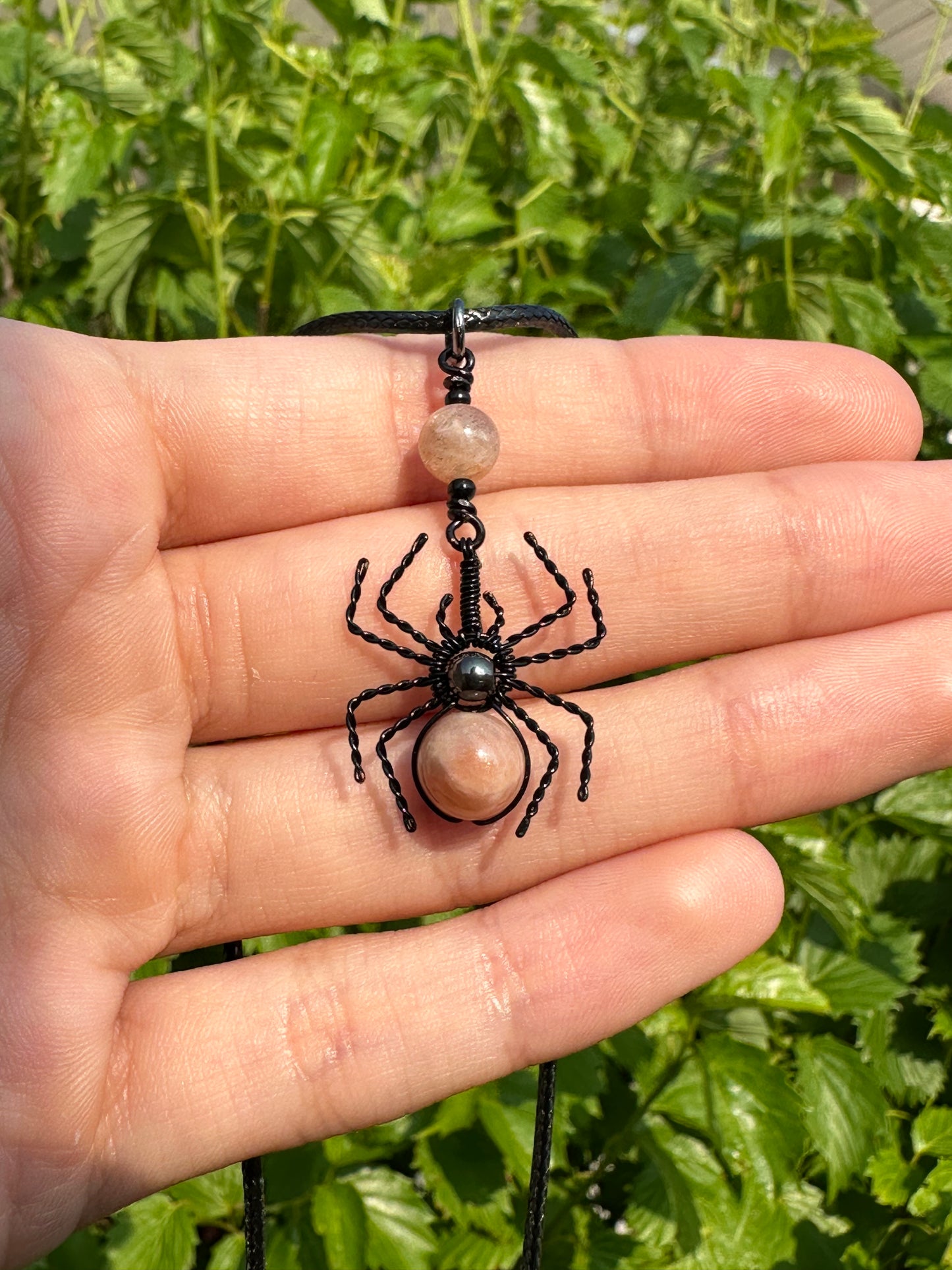 Crystal Spider Necklaces (Black)