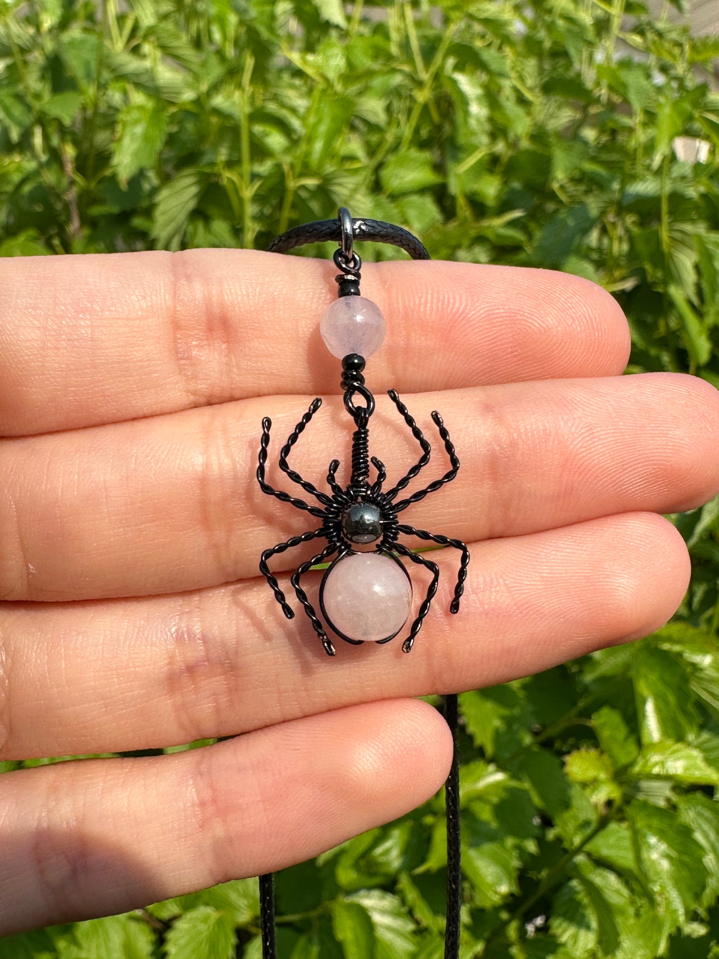 Crystal Spider Necklaces (Black)