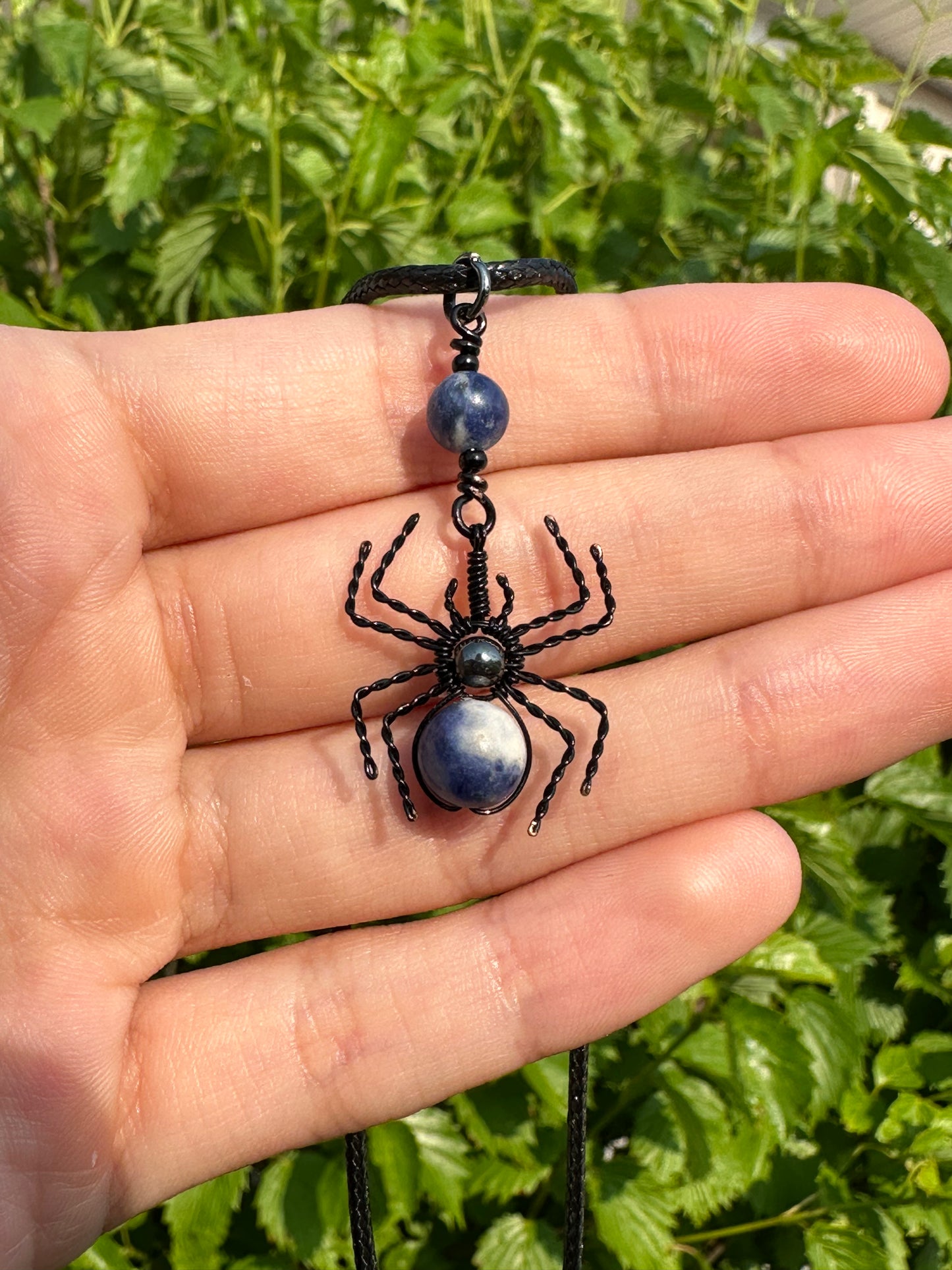 Crystal Spider Necklaces (Black)