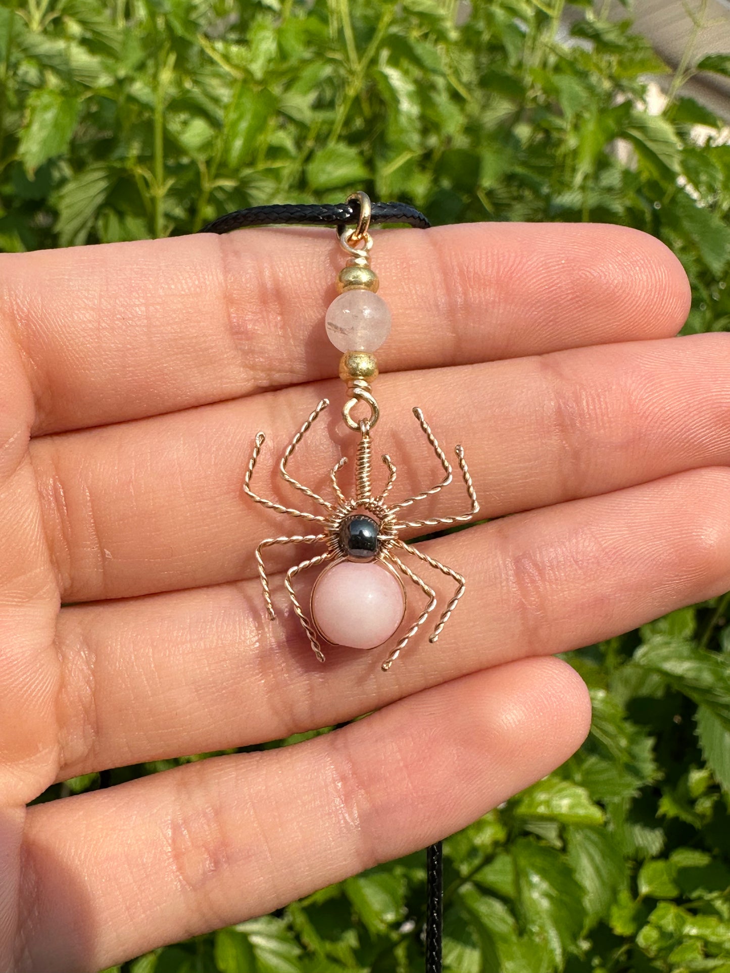 Crystal Spider Necklaces (Gold)
