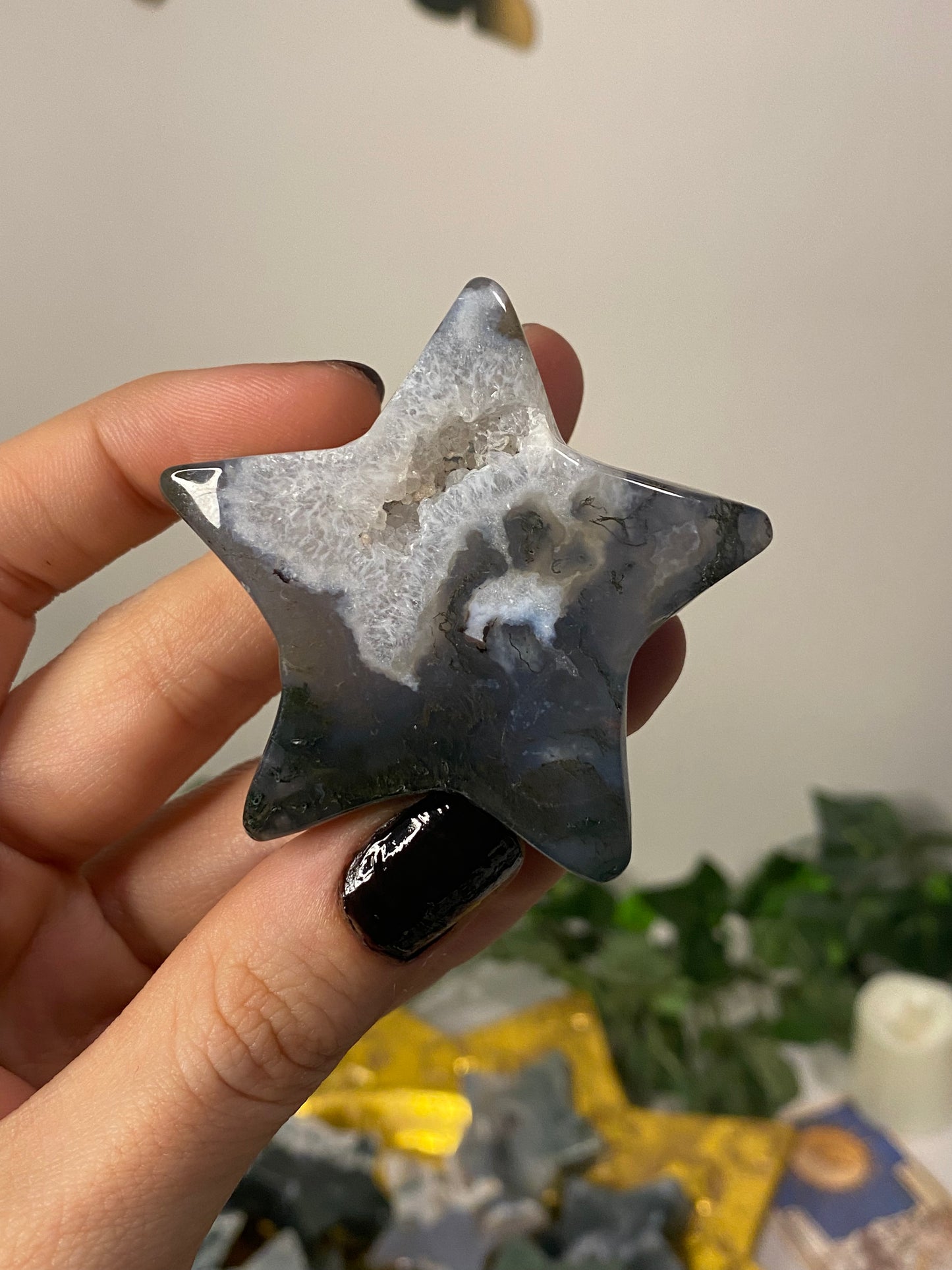 Moss Agate Star