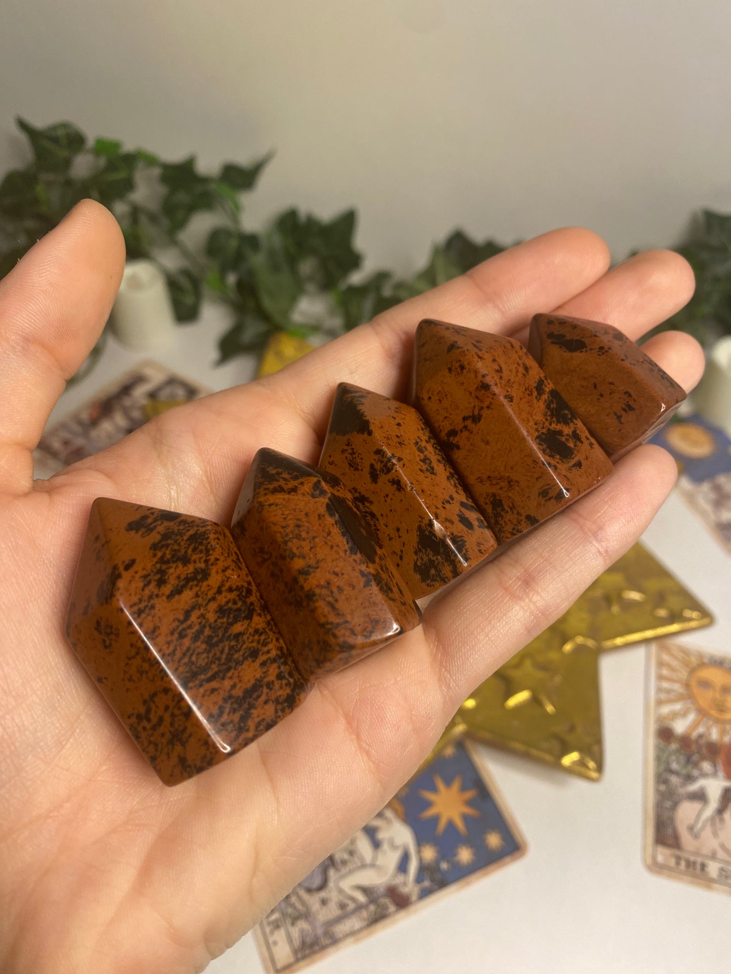 Mahogany Obsidian Mini Towers