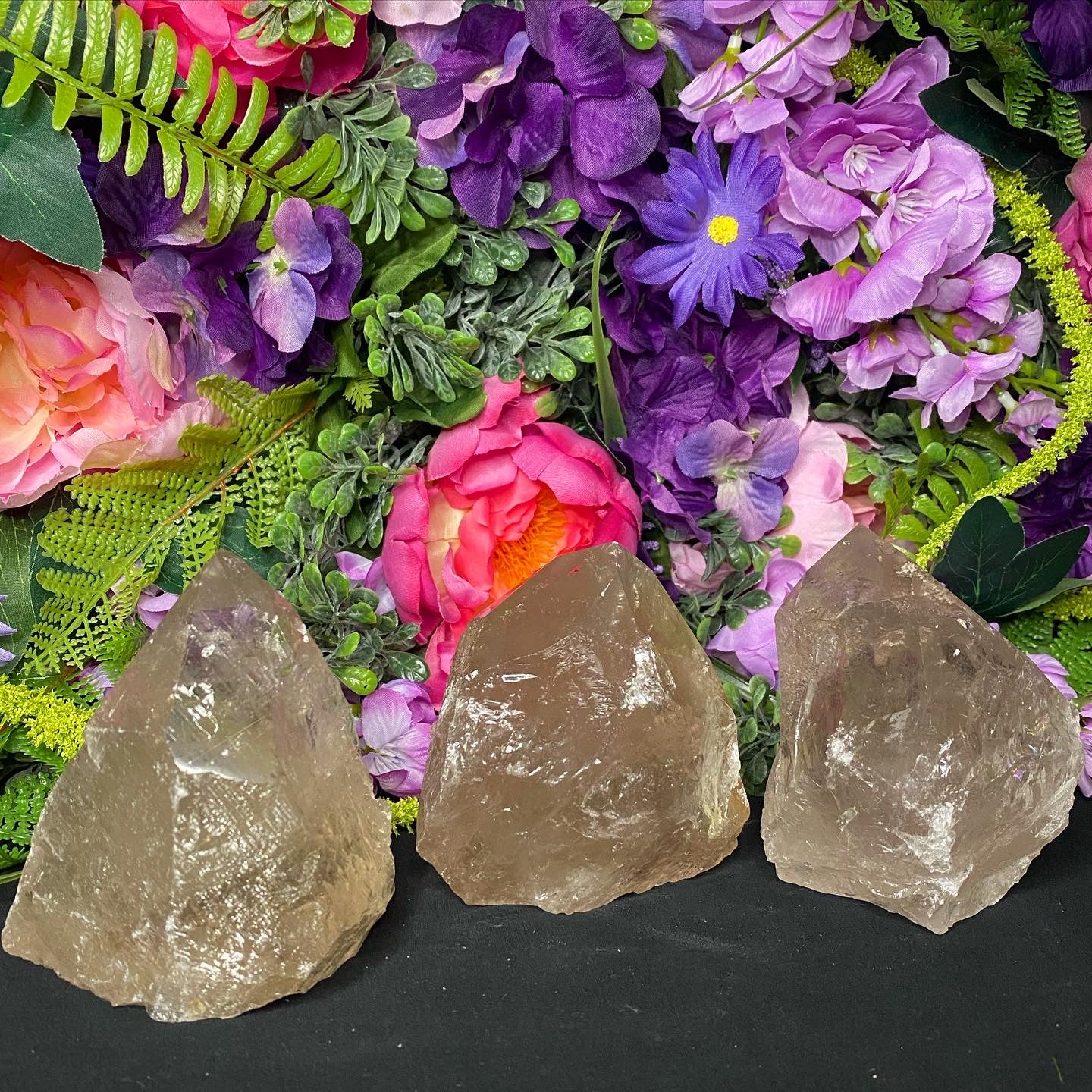 Smoky Quartz Top Polished Towers