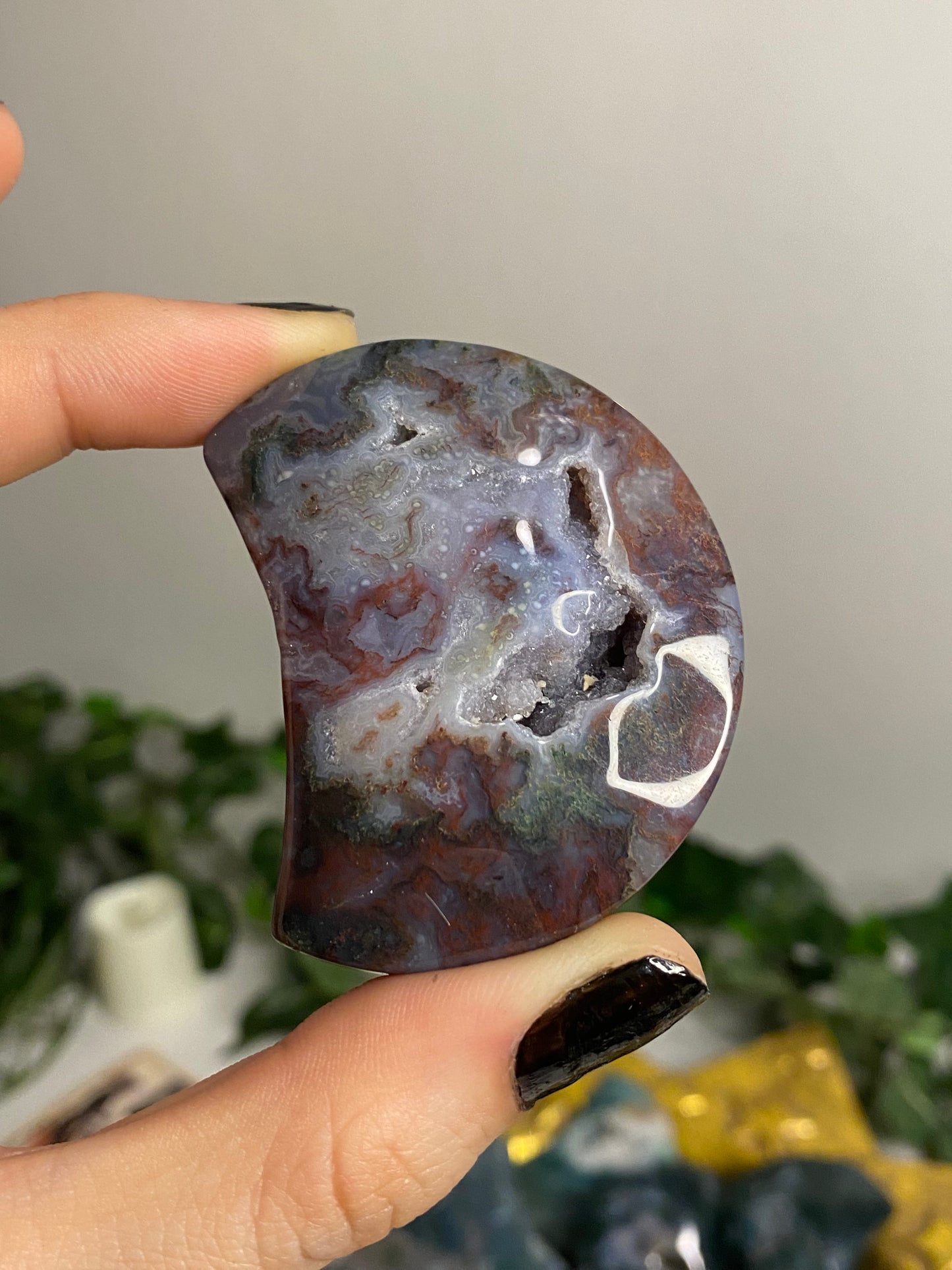 Moss Agate Moon
