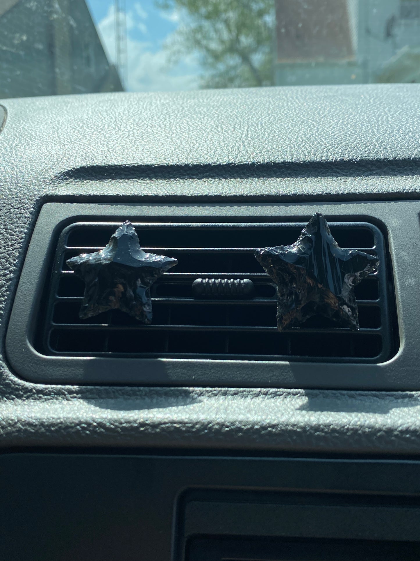 Star & Moon Crystal Car Vent Clips
