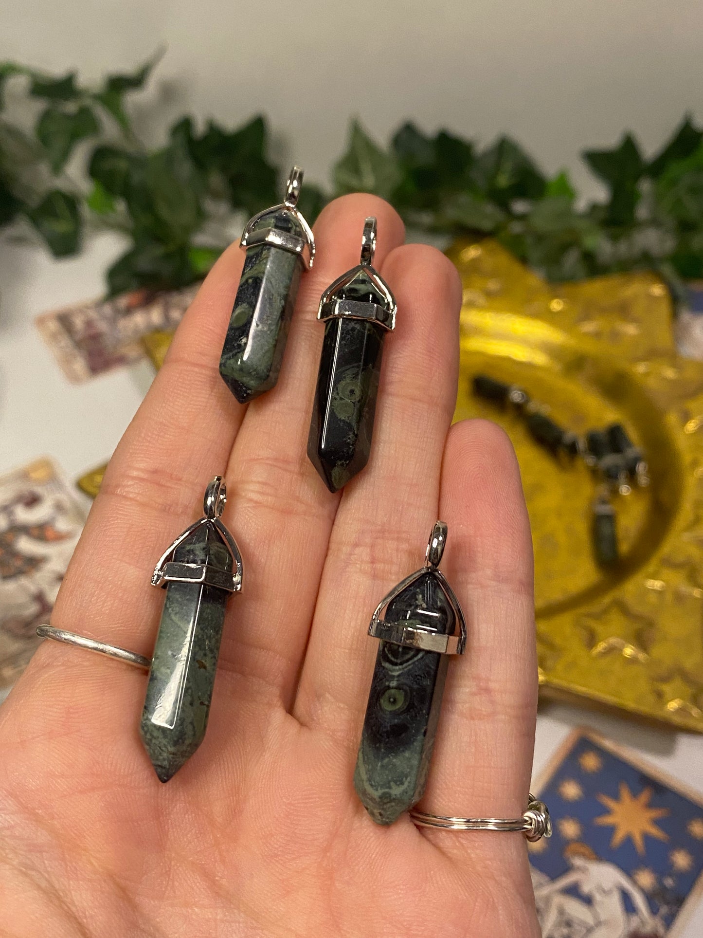 Kambaba Jasper Pendants