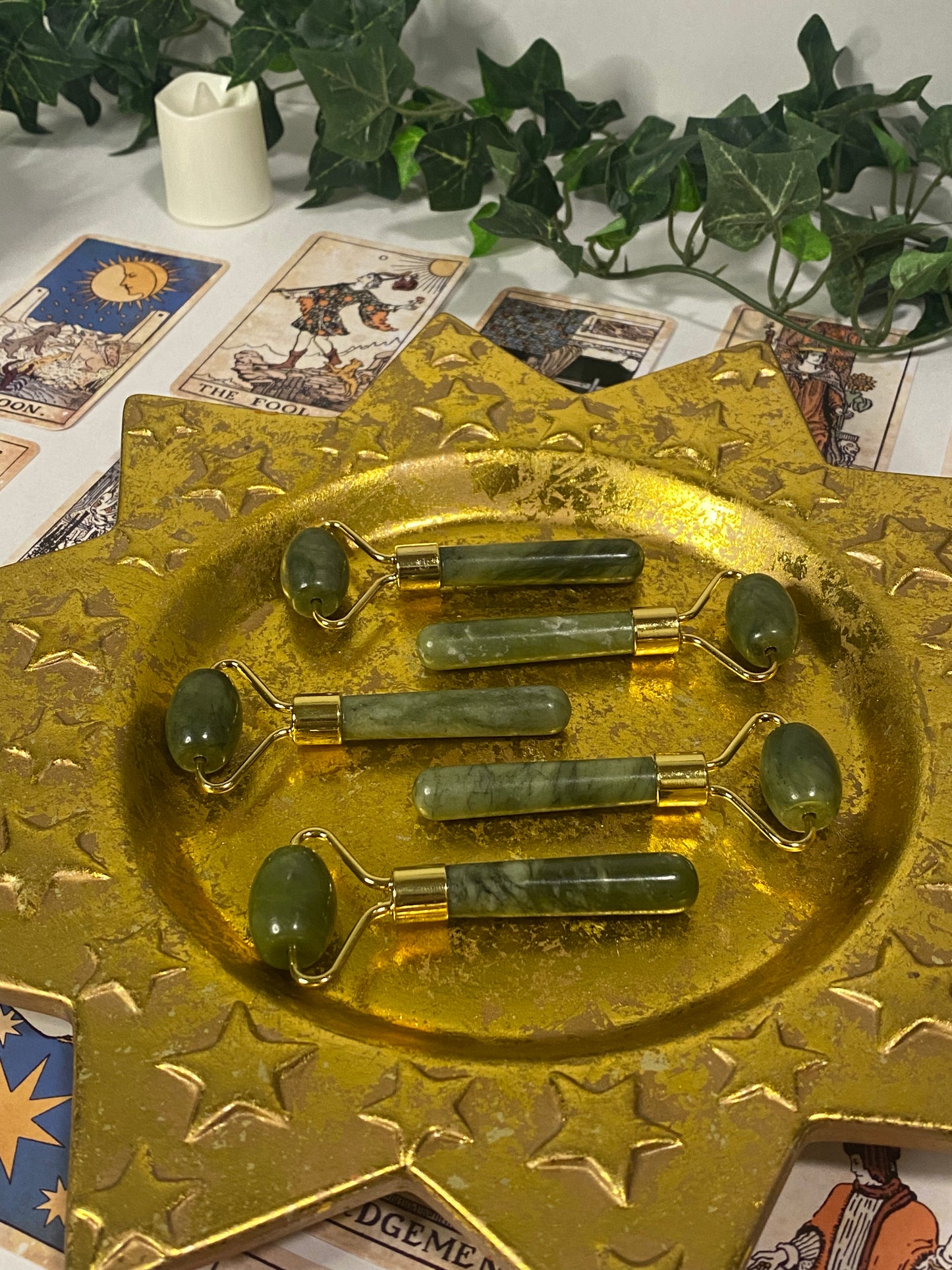 Mini Green Jade Facial Roller