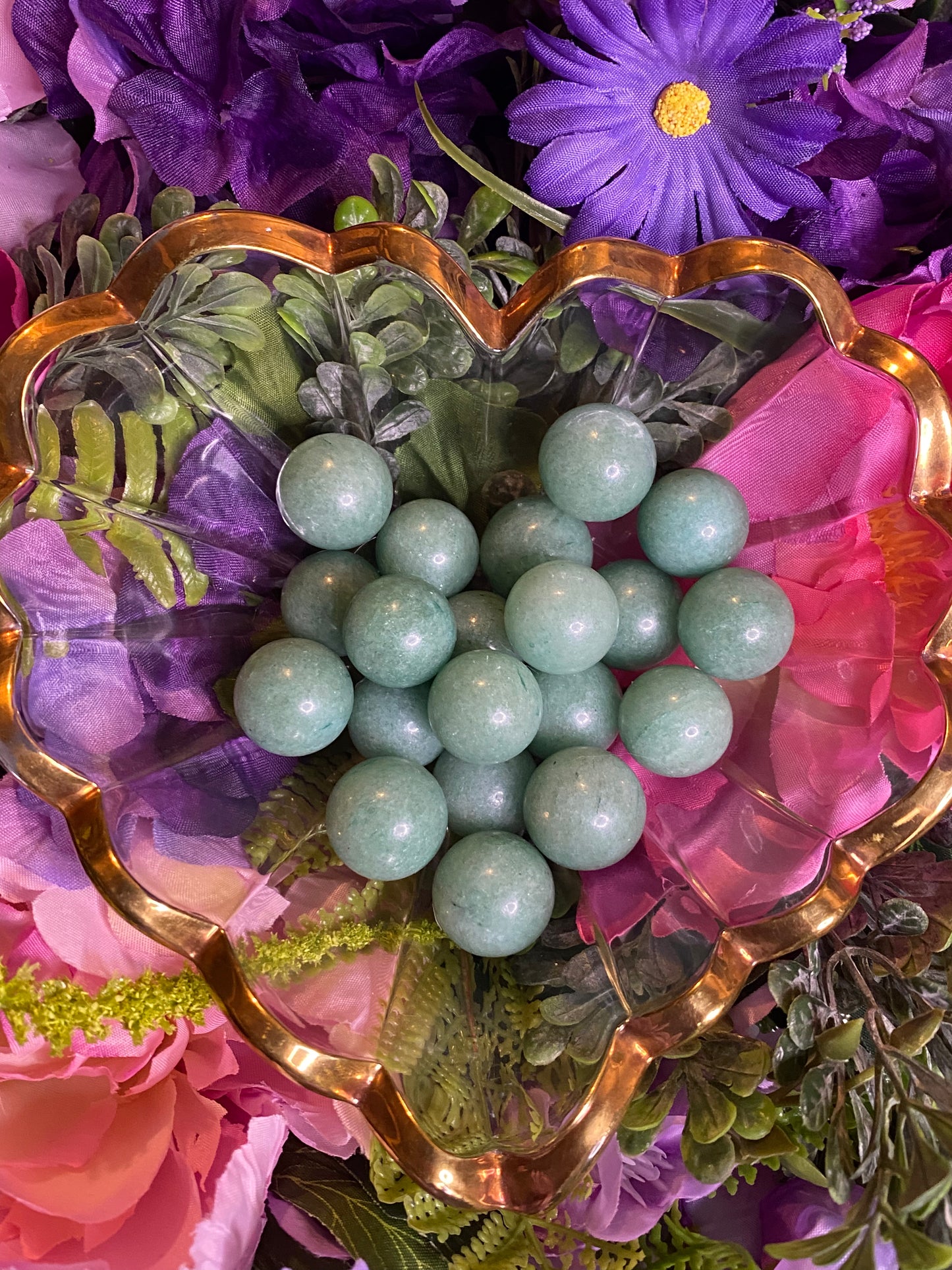 Green Aventurine Spheres