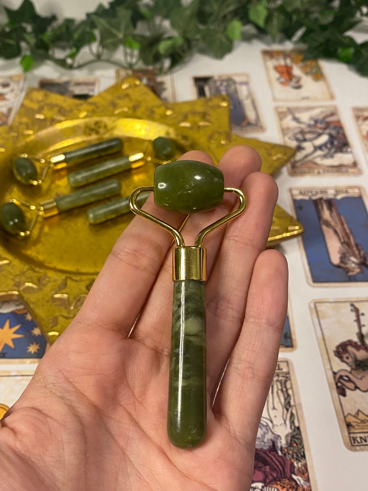 Mini Green Jade Facial Roller