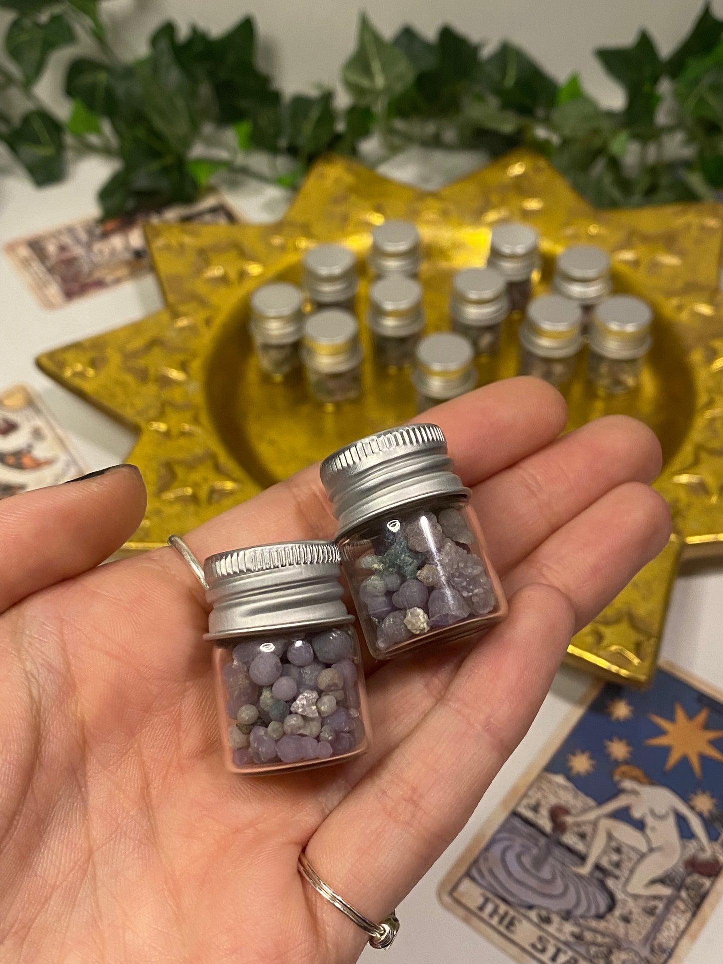 Grape Agate Mini Bottles