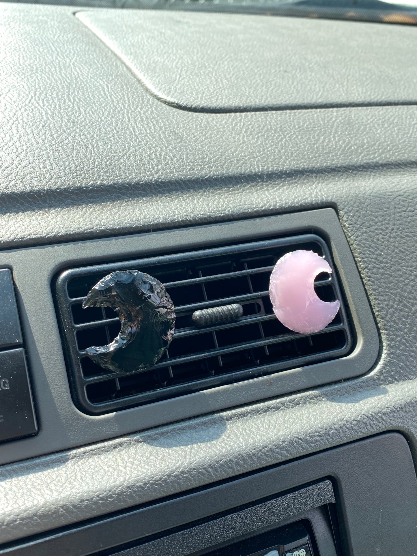 Star & Moon Crystal Car Vent Clips