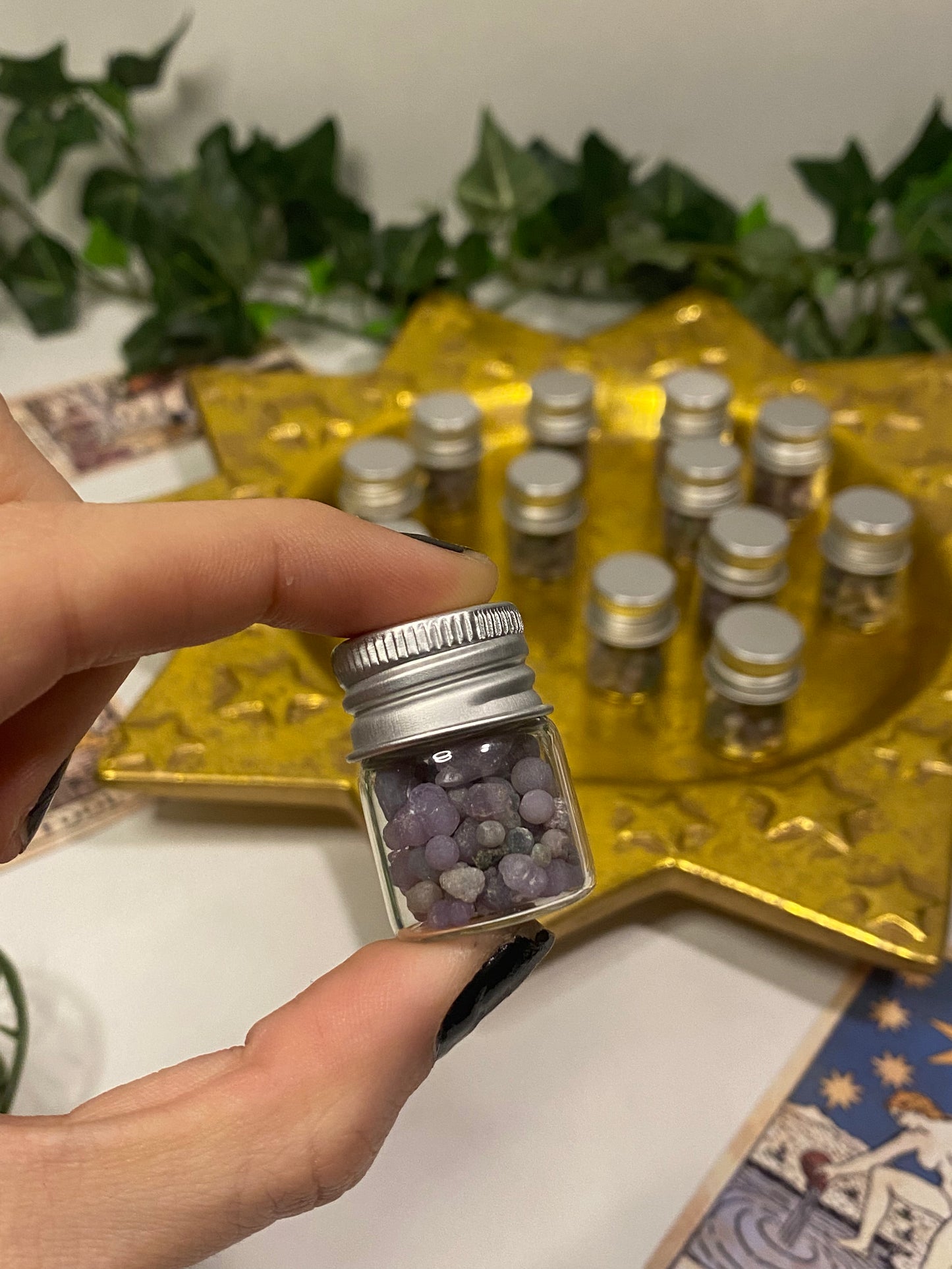Grape Agate Mini Bottles