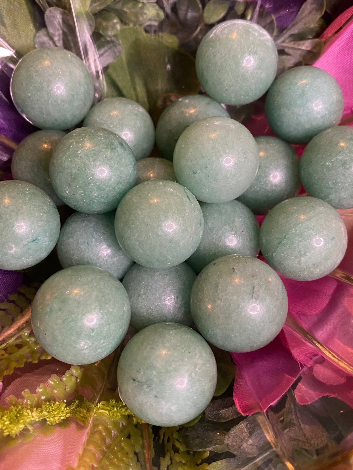 Green Aventurine Spheres