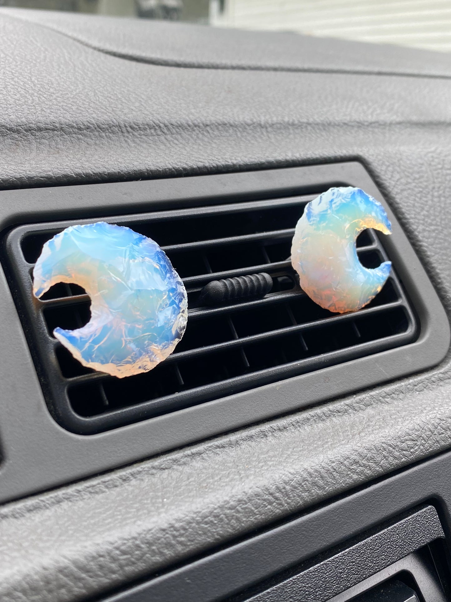 Star & Moon Crystal Car Vent Clips