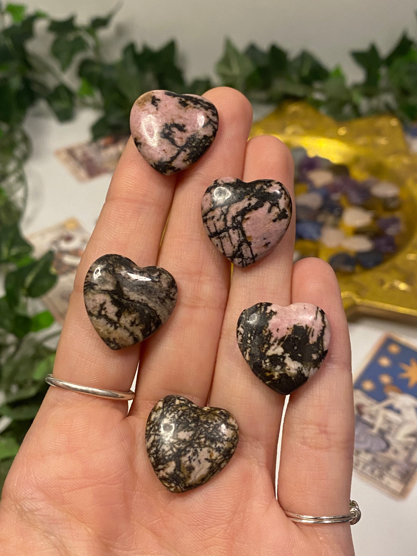 Rhodonite Small Hearts