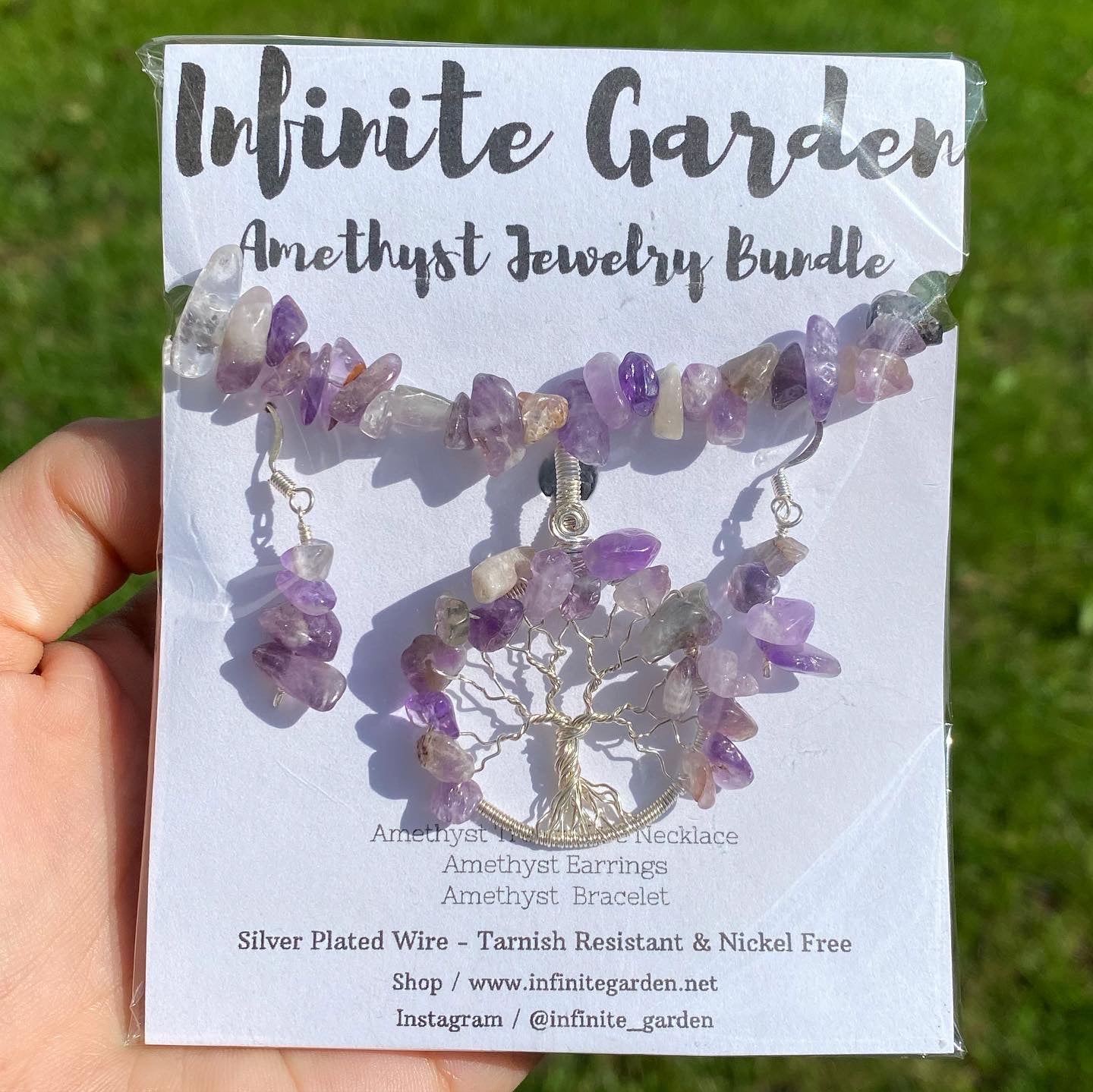 Amethyst Jewelry Bundle