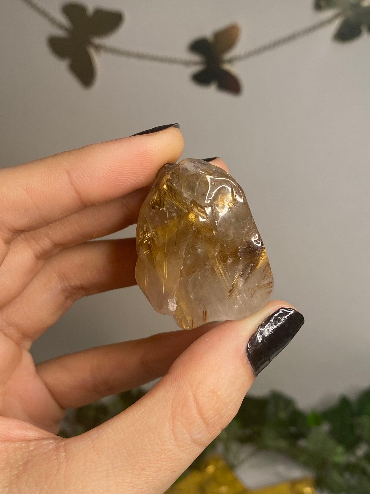 Golden Rutilated Quartz Tumble (Medium)