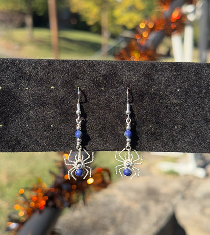 Crystal Spider Earrings