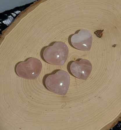 Rose Quartz Hearts