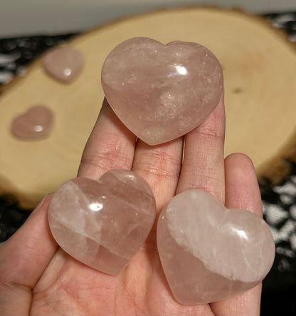 Rose Quartz Hearts