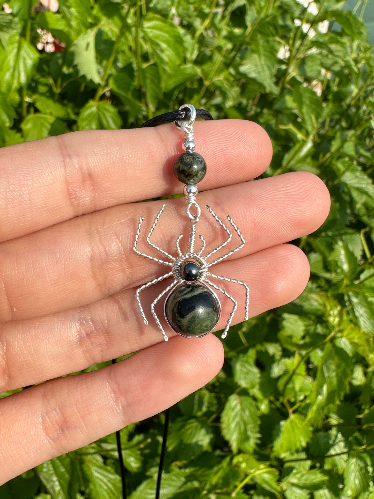 Crystal Spider Necklaces (Silver)