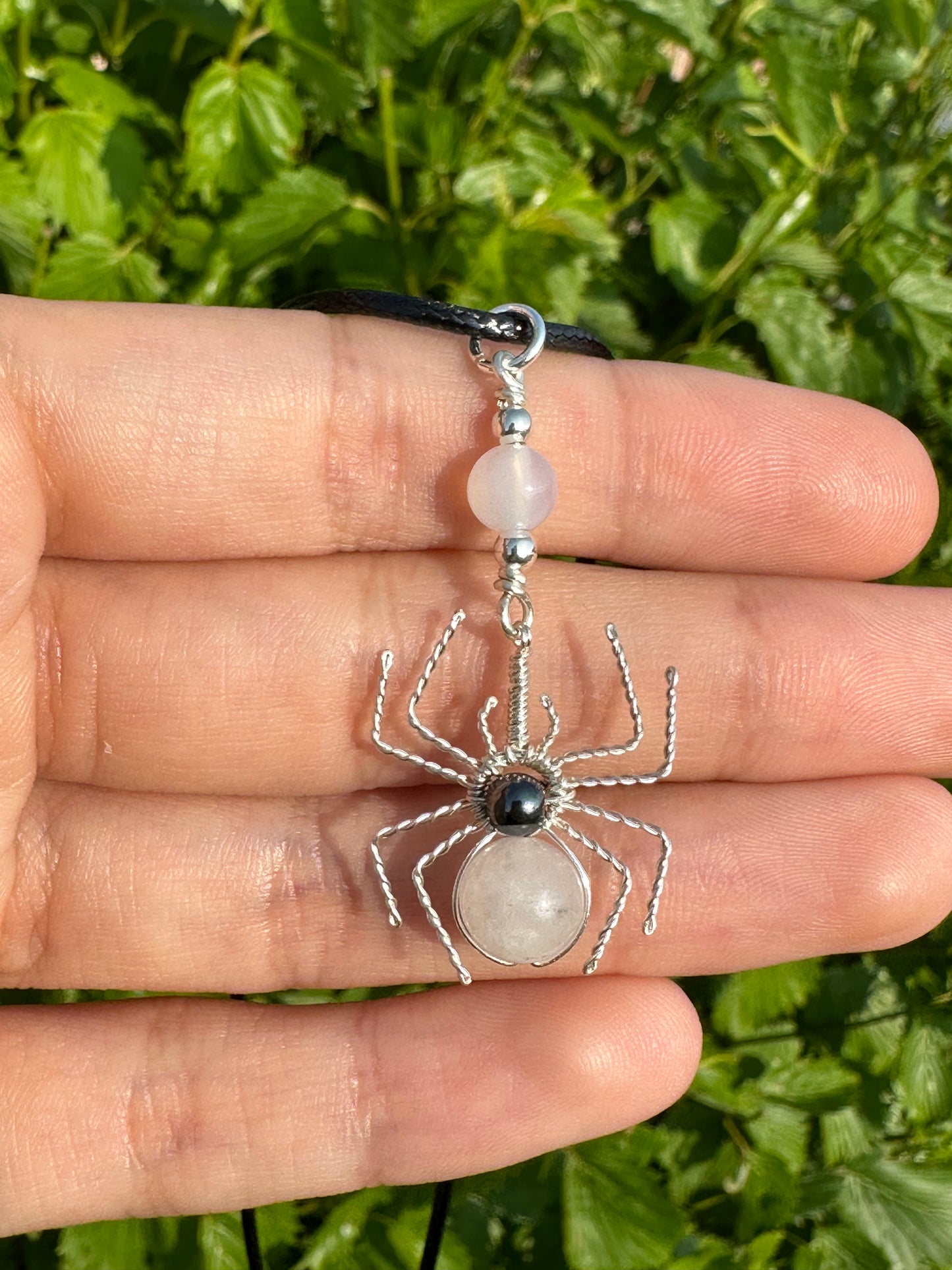 Crystal Spider Necklaces (Silver)