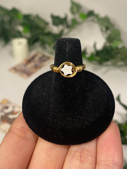 Gold Crystal Rings