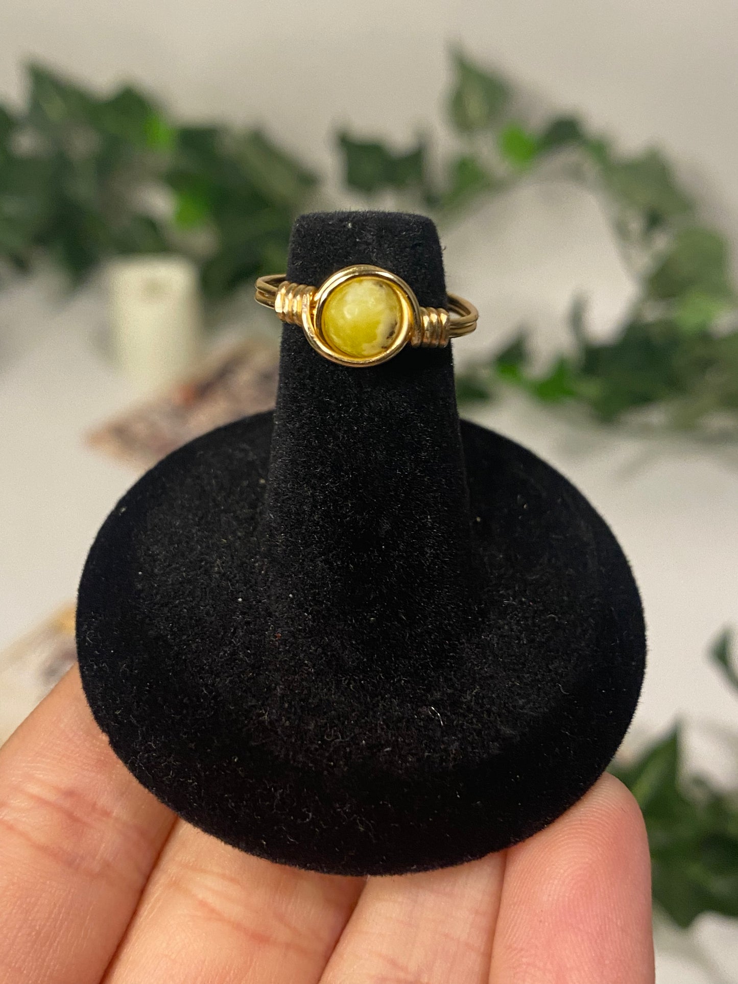 Gold Crystal Rings