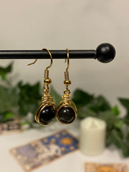 Gold Crystal Earrings