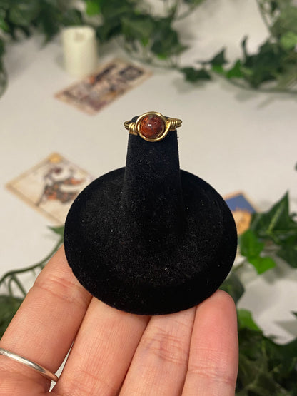Gold Crystal Rings