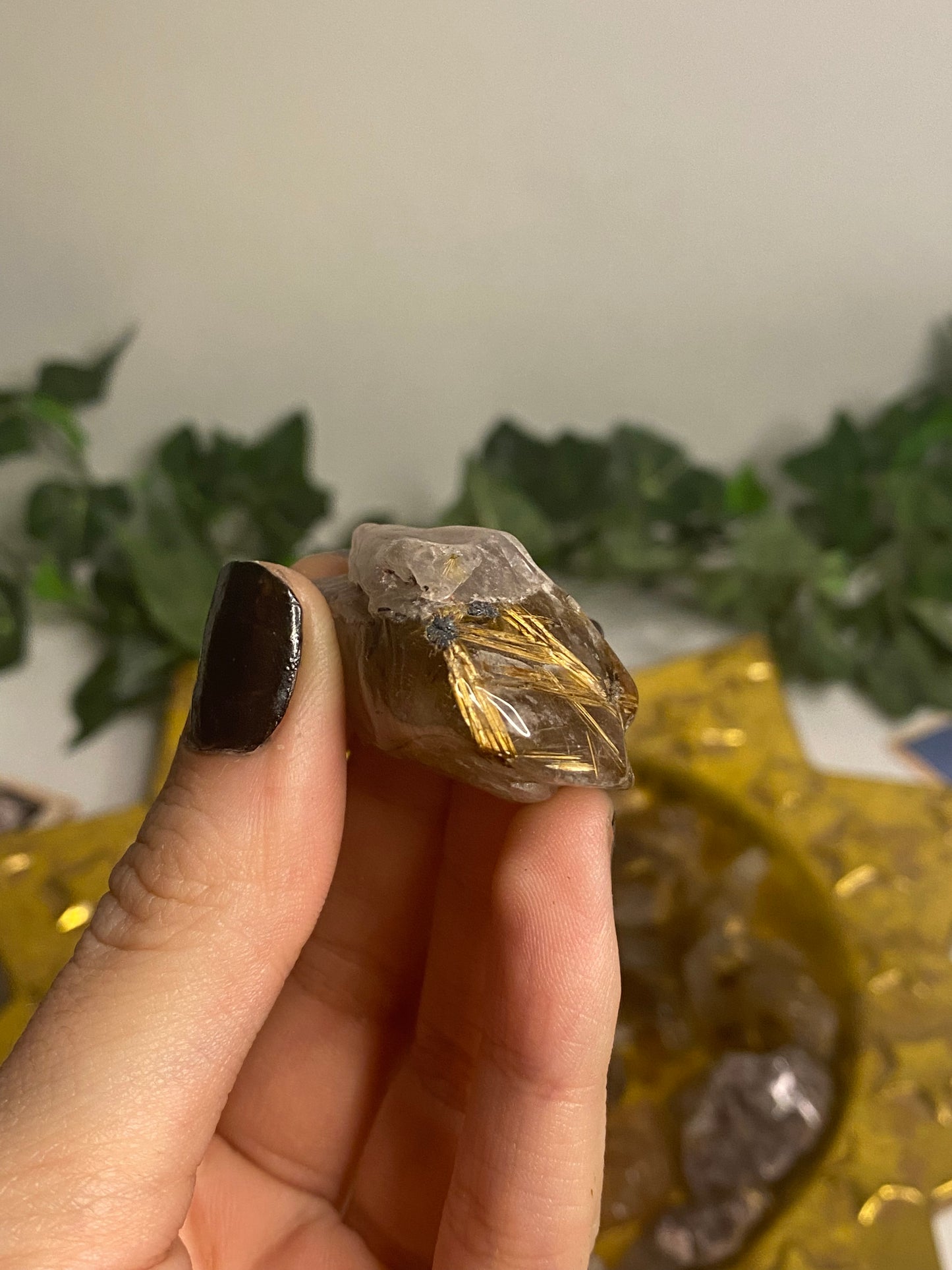 Golden Rutilated Quartz Tumble (Medium)