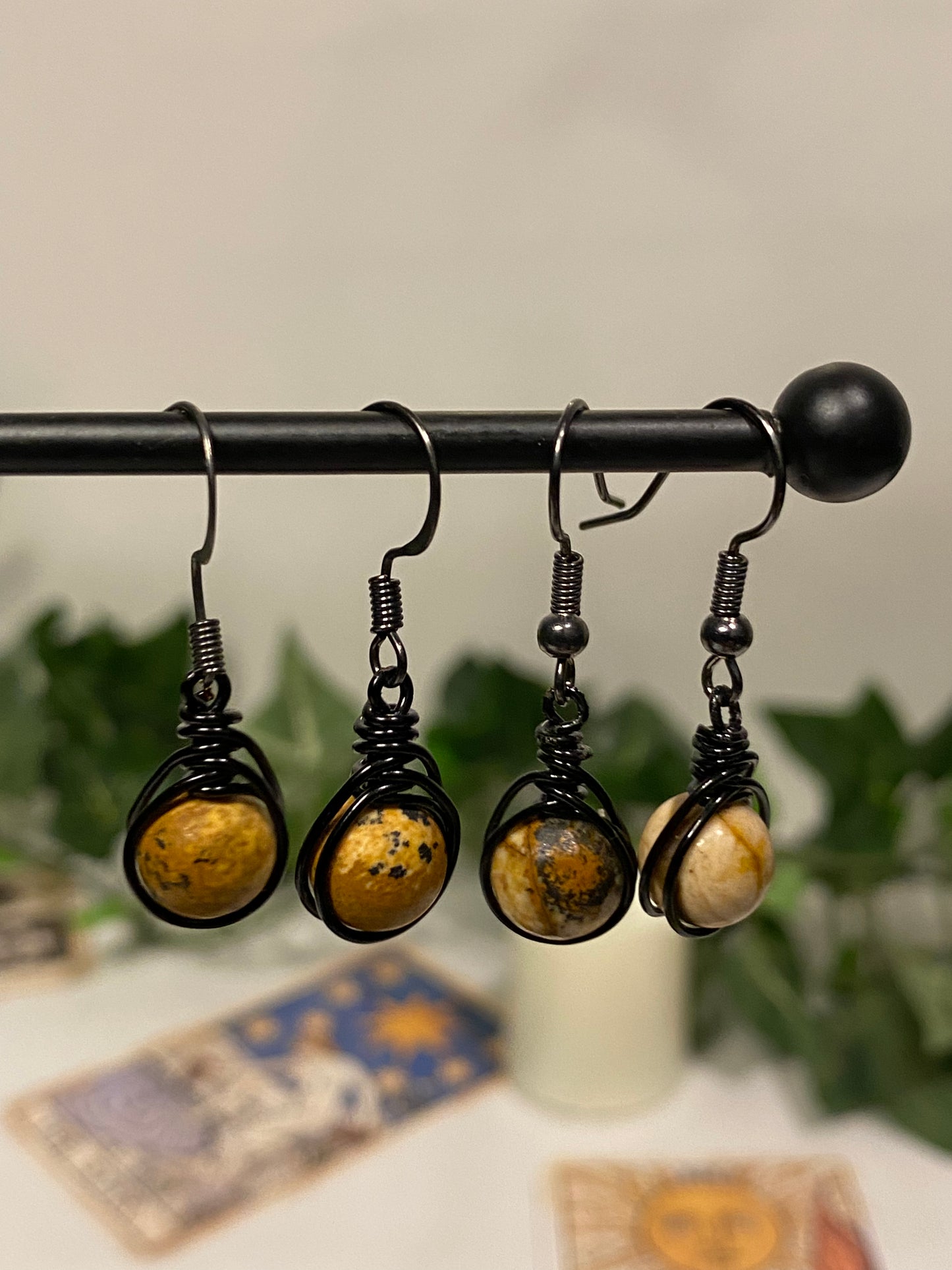 Black Crystal Earrings