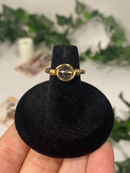 Gold Crystal Rings