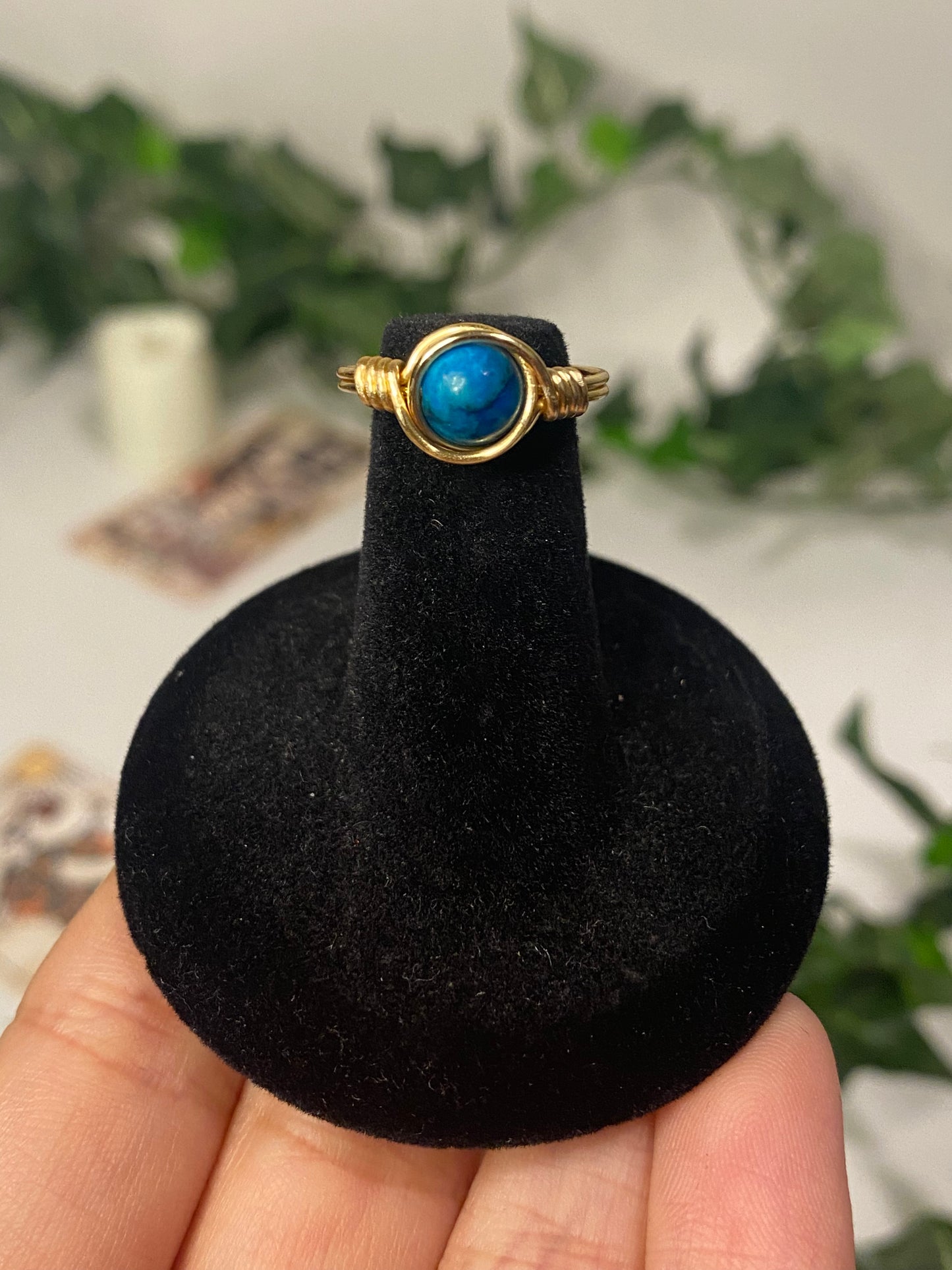 Gold Crystal Rings