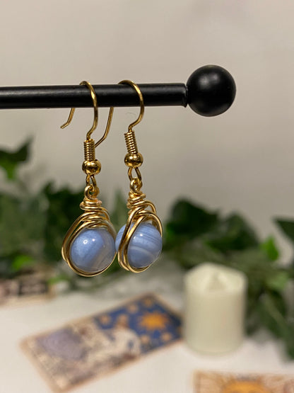 Gold Crystal Earrings