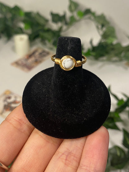 Gold Crystal Rings