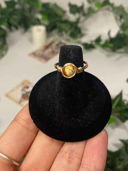 Gold Crystal Rings