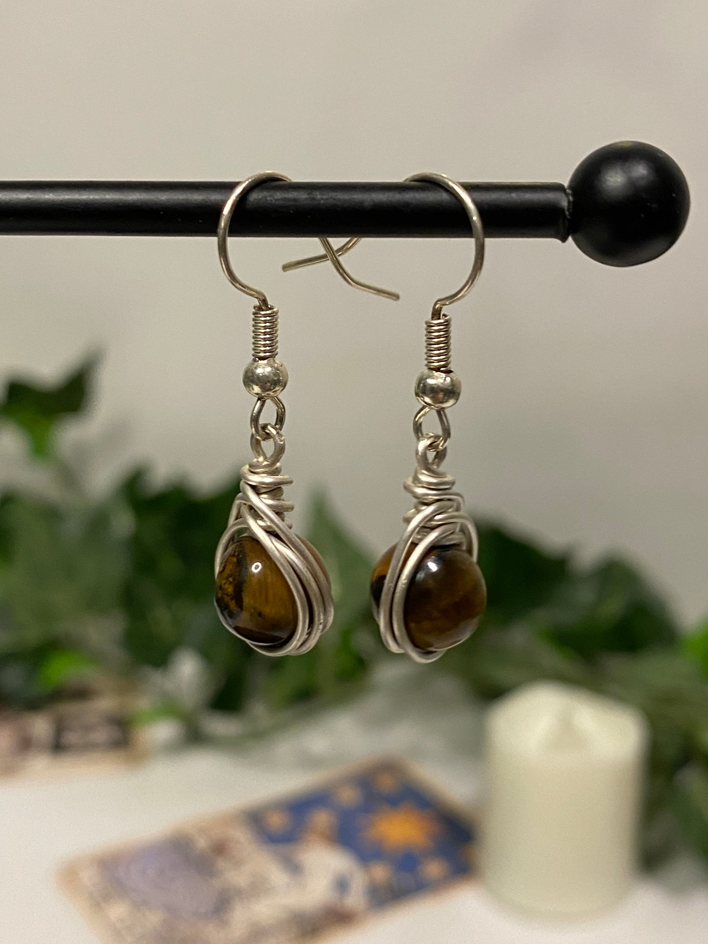 Silver Crystal Earrings