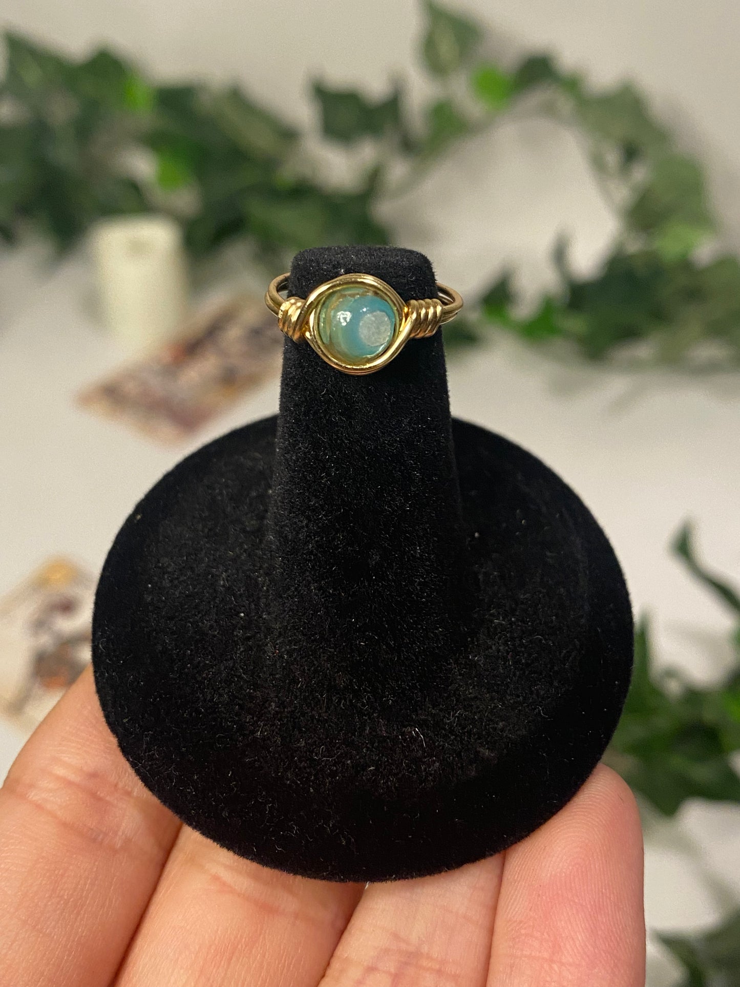 Gold Crystal Rings