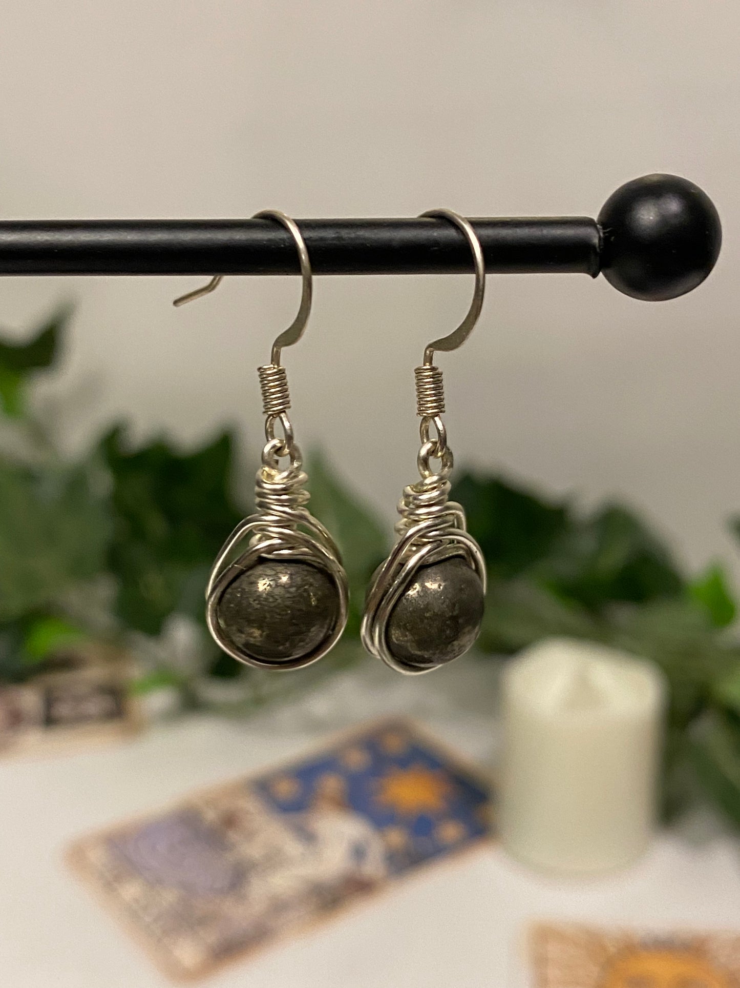 Silver Crystal Earrings